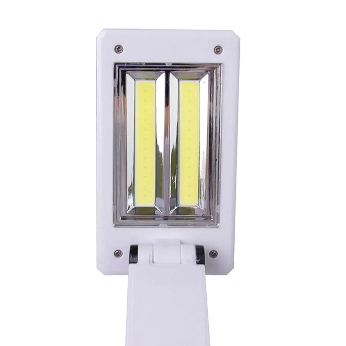 COB folding desk lamp in white with 3-speed touch dimming and USB cable, 13.3 x 7.2 x 28 cm