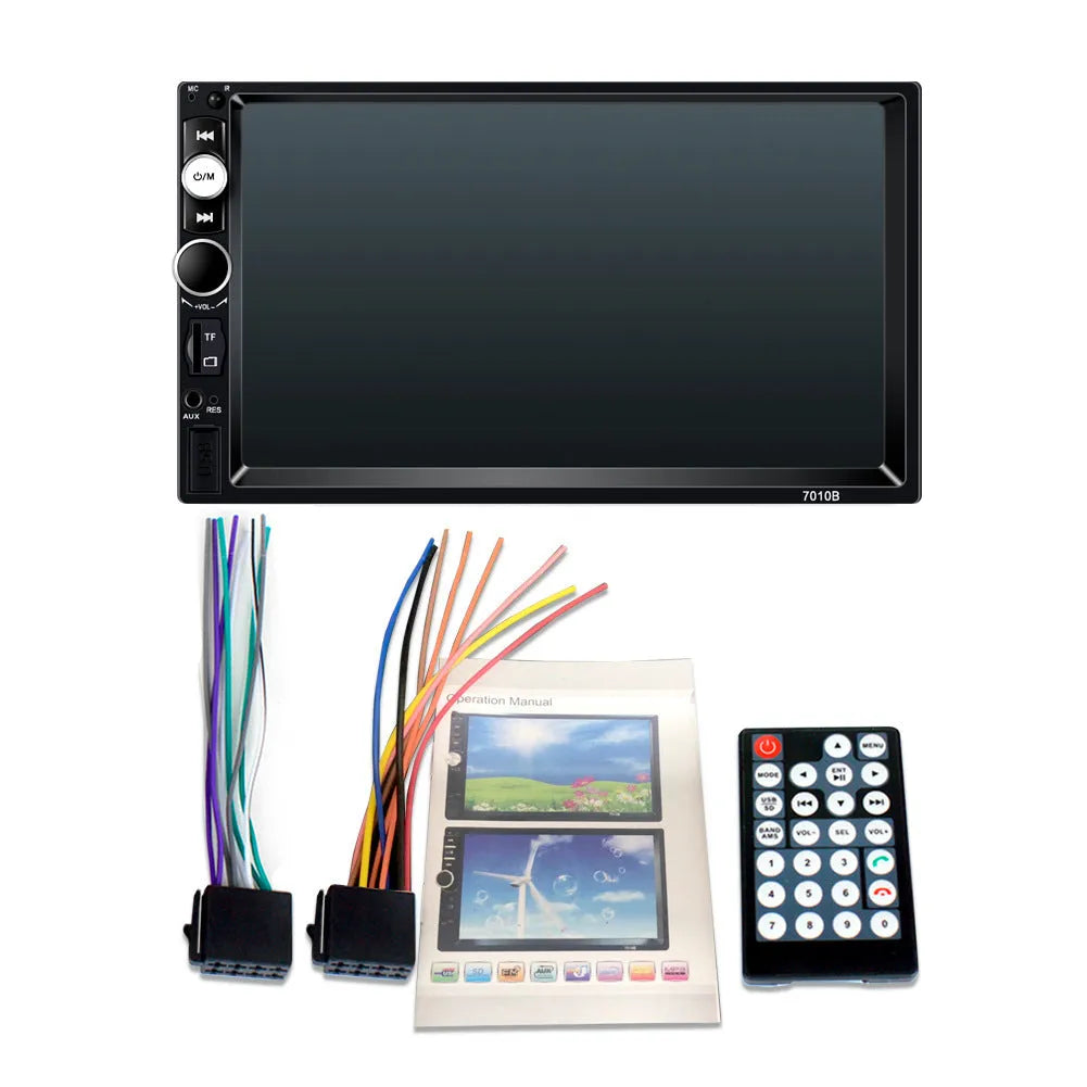 7-inch HD Bluetooth car player with LCD screen for vehicle installation