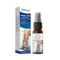 30ml bottle of leg care massage spray with menthol and ginger for tired legs.