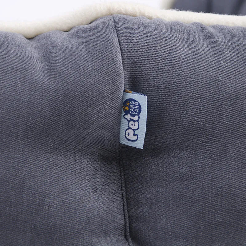 Removable cloth pet bed mattress for cats and dogs, pink blue grey, size S and L
