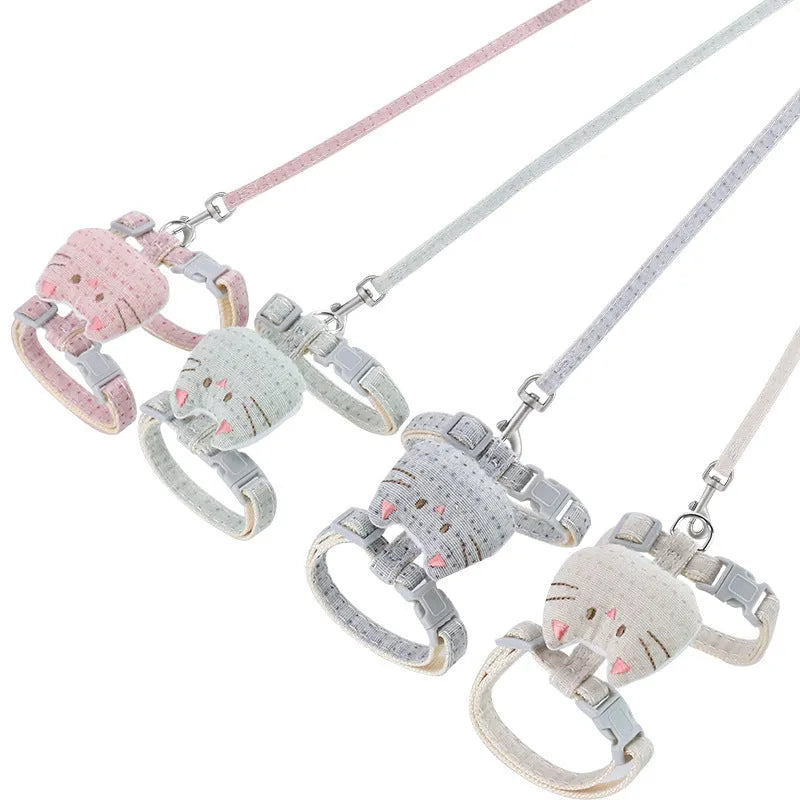 T-shaped cloth cat drawstring pull rope toy in multiple colours for cats up to 8kg