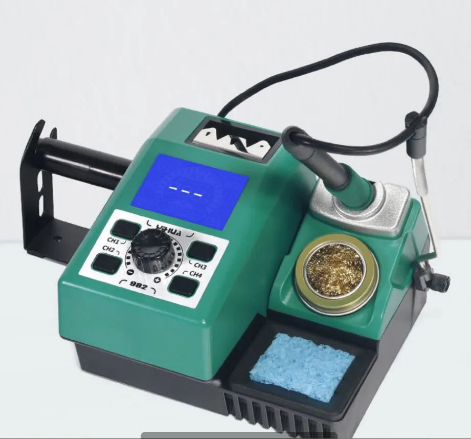 210 welding station smart nano precision soldering station in green with integrated heating core for phone repair