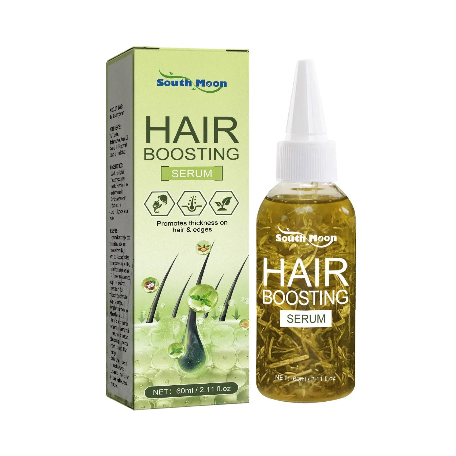 60ml bottle of anti-fall repair hair oil for dry hair treatment and moisturising