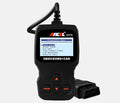 Black universal OBD2 automobile fault detector for engine diagnostics