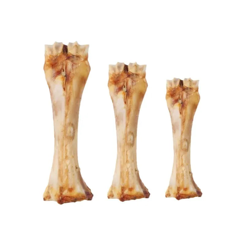 A high calcium roasted ox bone flavour molar rod chew for puppies in three sizes: large, medium, small.