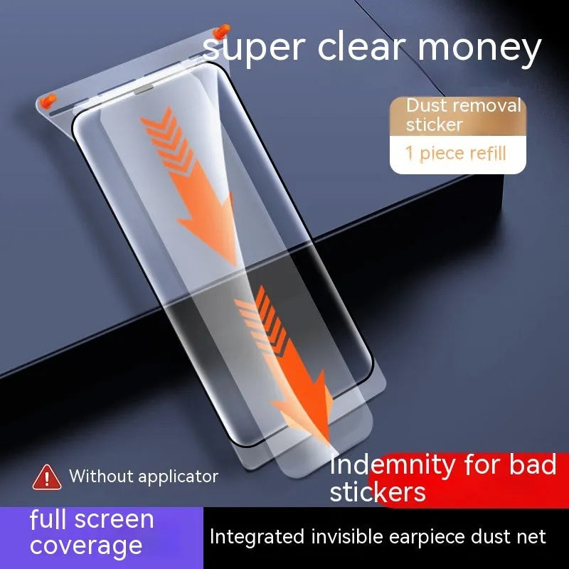 MEIGOUMEIGOU 1514Pro HD tempered glass screen protector for iPhone with dust-free film full coverage