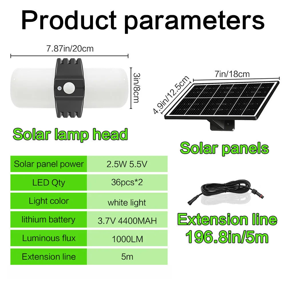 Black outdoor solar floodlight with abstract design and mounting bracket for wall installation