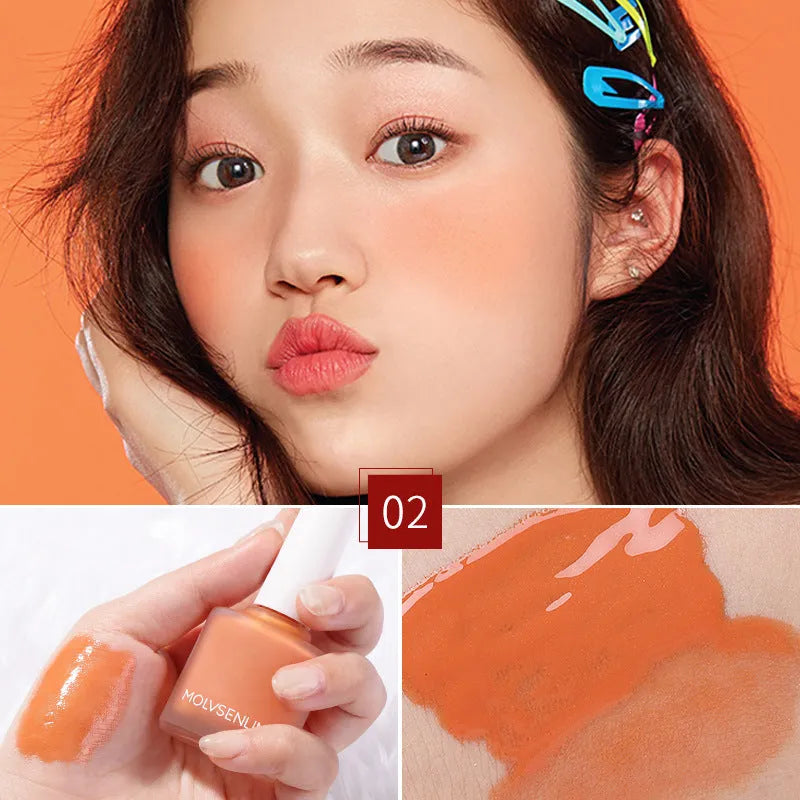 Liquid Blush Lollipop gel cream texture with pump packaging
