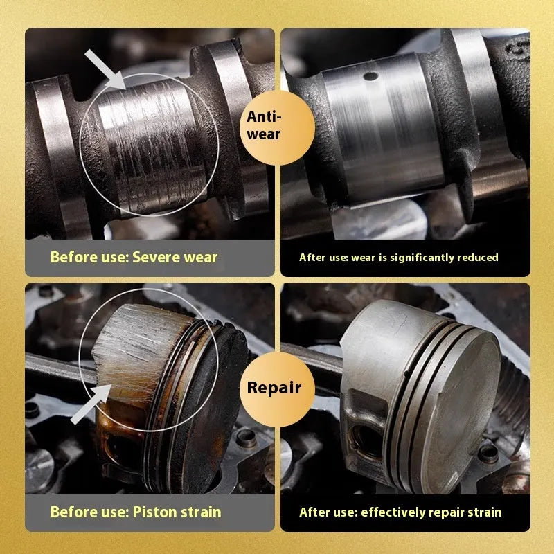 60ml engine oil anti-wear additive in white packaging for petrol and diesel engines