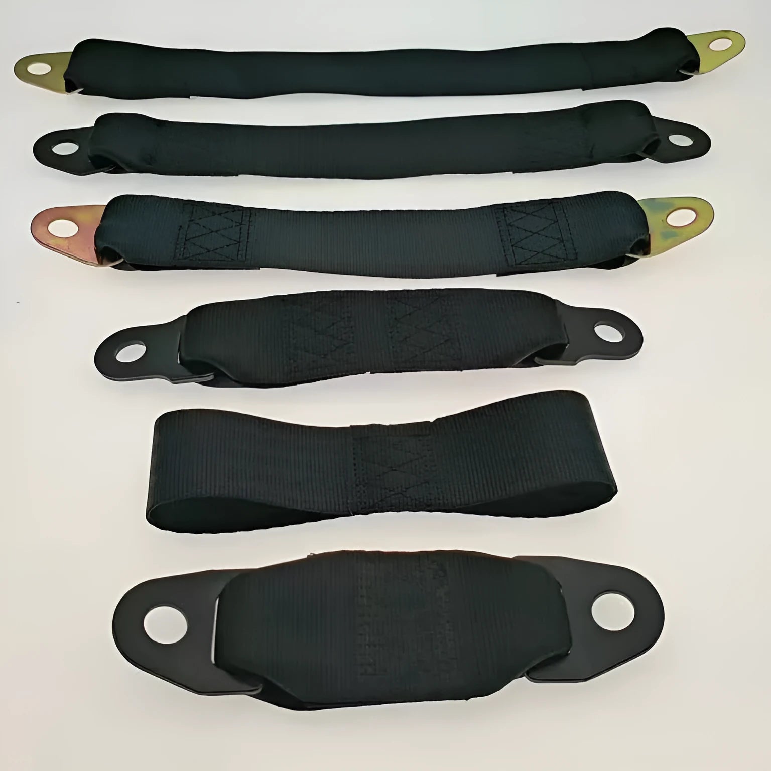 Electric door limit fixing strap with screw nut in three style options