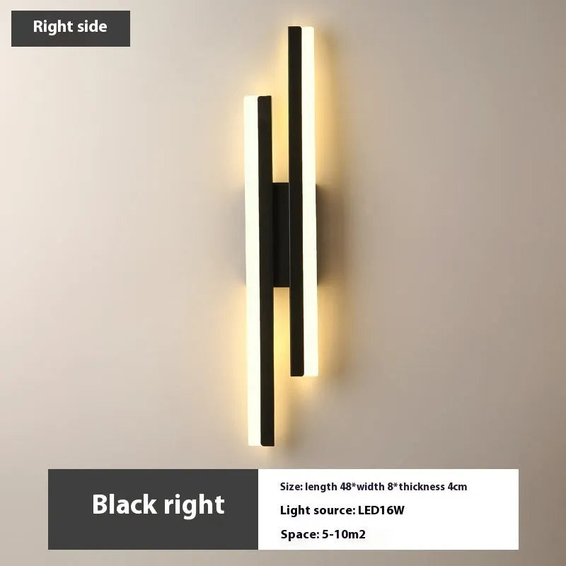 Scandinavian minimalist LED wall light with circular acrylic shade and adjustable arm mounting