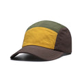 Men's quick-drying polyester cotton baseball cap with curved brim in khaki, army green, orange or yellow