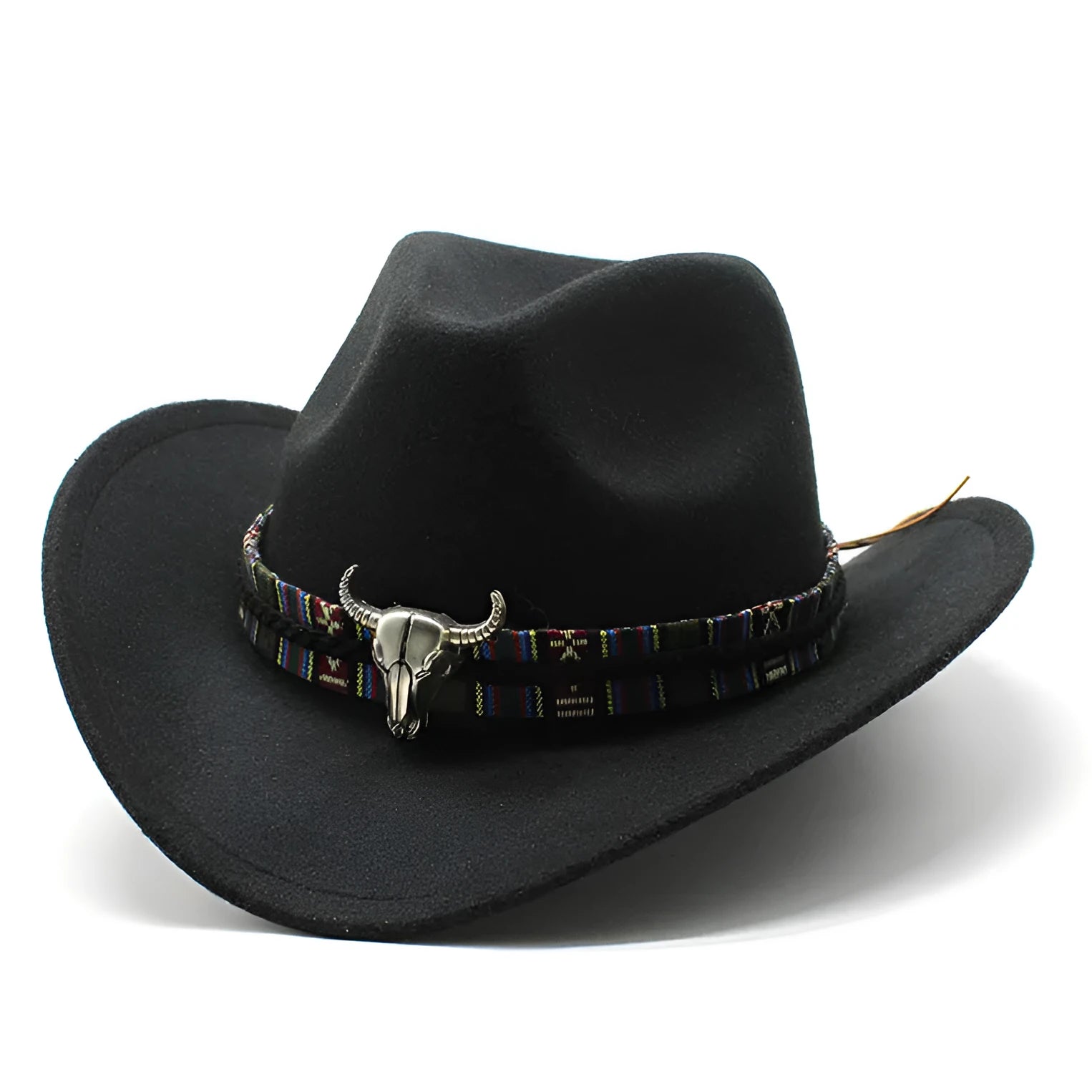 A polyester Western-style cowboy hat with a bell crown, shown in one of 14 available colours.