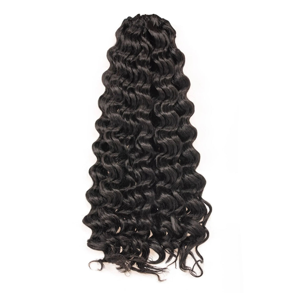 Long curly wig with side bangs, domestic silk, available in 10 to 22 inch lengths and six colour styles