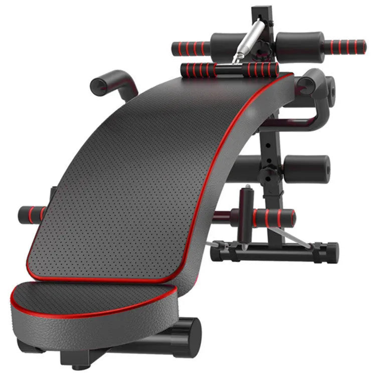 Supine board indoor sit-up aid with metal frame, 11 kg, in black or blue