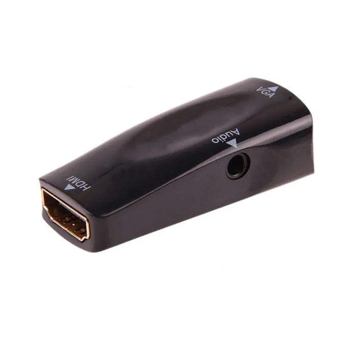 HDMI to VGA adapter converter with USB power cable for computer to monitor connections