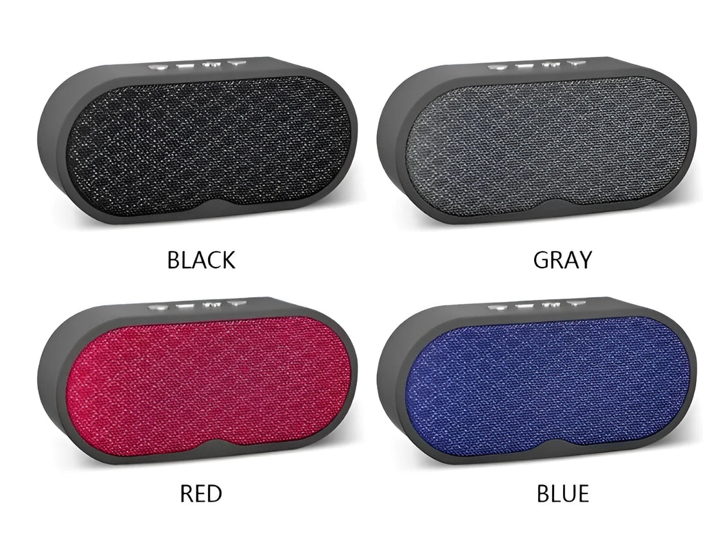 Bluetooth wireless subwoofer speaker with HD microphone in plastic casing