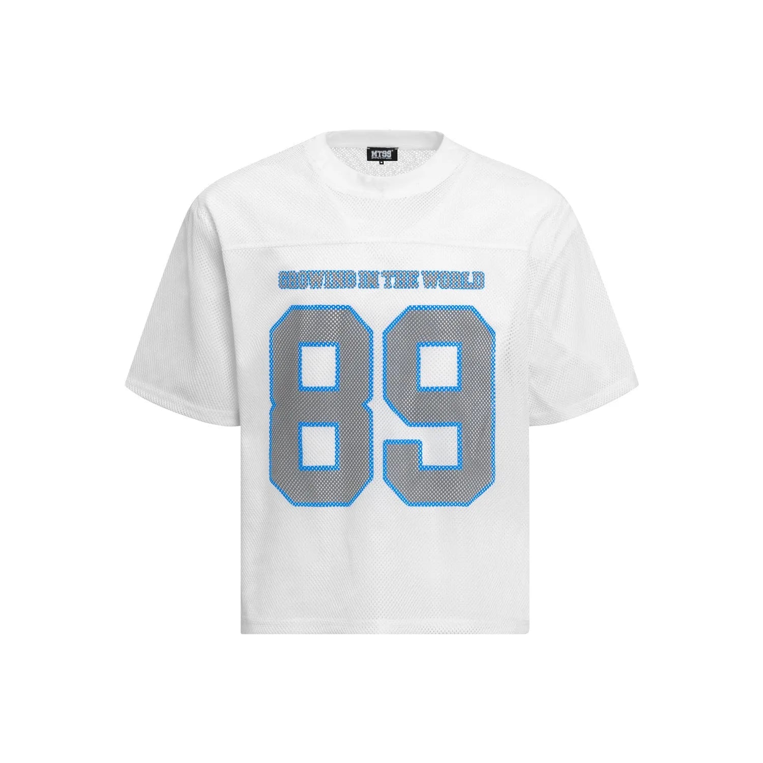 Men's loose-fitting casual T-shirt in black or white with short sleeves and pullover design