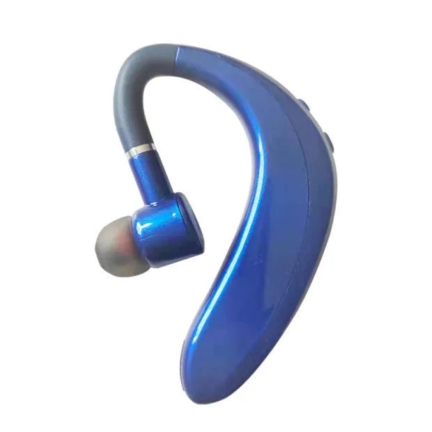 Sports running driver single ear hanging Bluetooth headset S109 in black with charging case