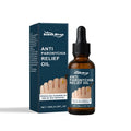 10ml bottle of fungal nail repair solution liquid with applicator for tea tree oil and Centella asiatica treatment.