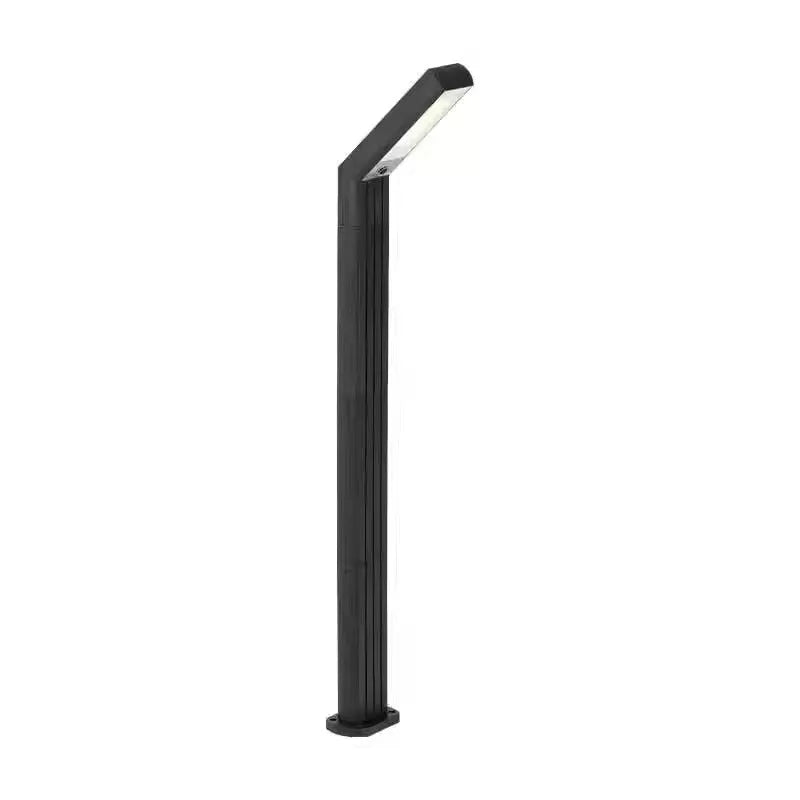 T-shaped LED solar lawn lamp 1.8W IP65 with RGB colour fixing option for outdoor garden use