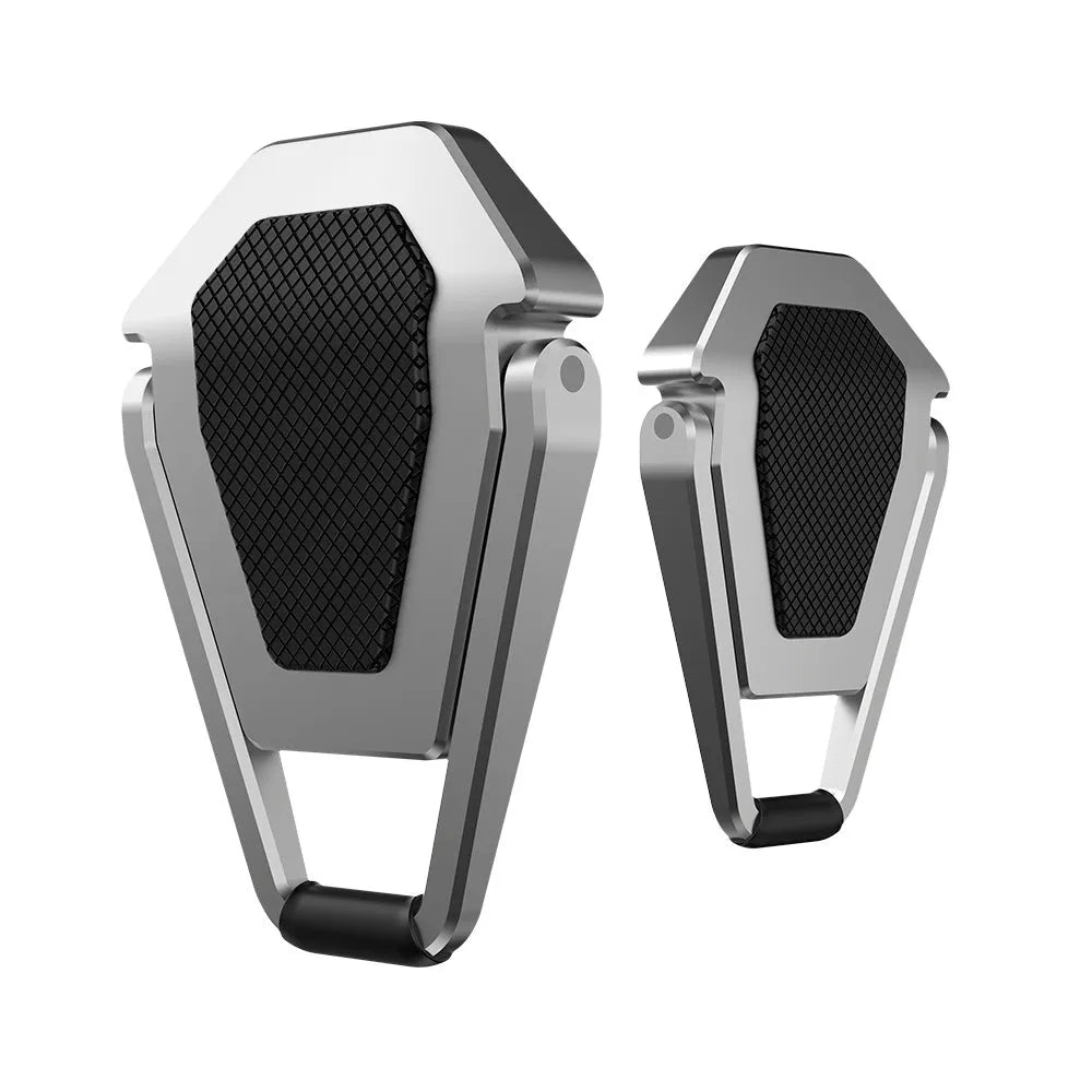 Metal foldable cooling bracket for tablet and notebook, zinc alloy, black and silver