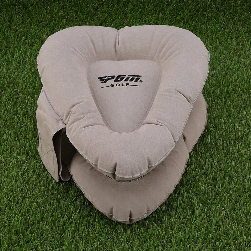 Golf swing corrector with PVC fluffy surface, retractable air nozzle, and two style options