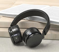 Black R10 wireless Bluetooth headset with Bluetooth 5.0 and 30 hour playtime
