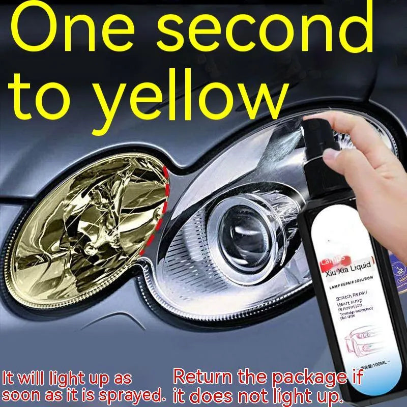 100ml bottle of car headlight renovation repairing liquid for plastic headlight covers