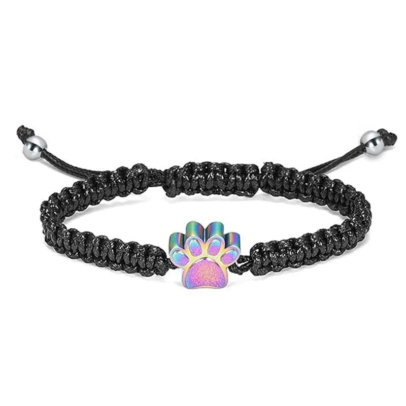 Titanium steel open cuff memorial bracelet with geometric lightning and universe pattern on a neutral background