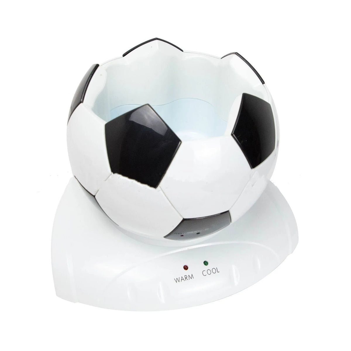 4L car refrigerator portable mini fridge black white football design 28.5x33.5x33.5cm