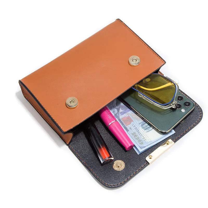 Women's three-piece PU leather handbag set with crocodile pattern in four colour options showing interior zippered compartment