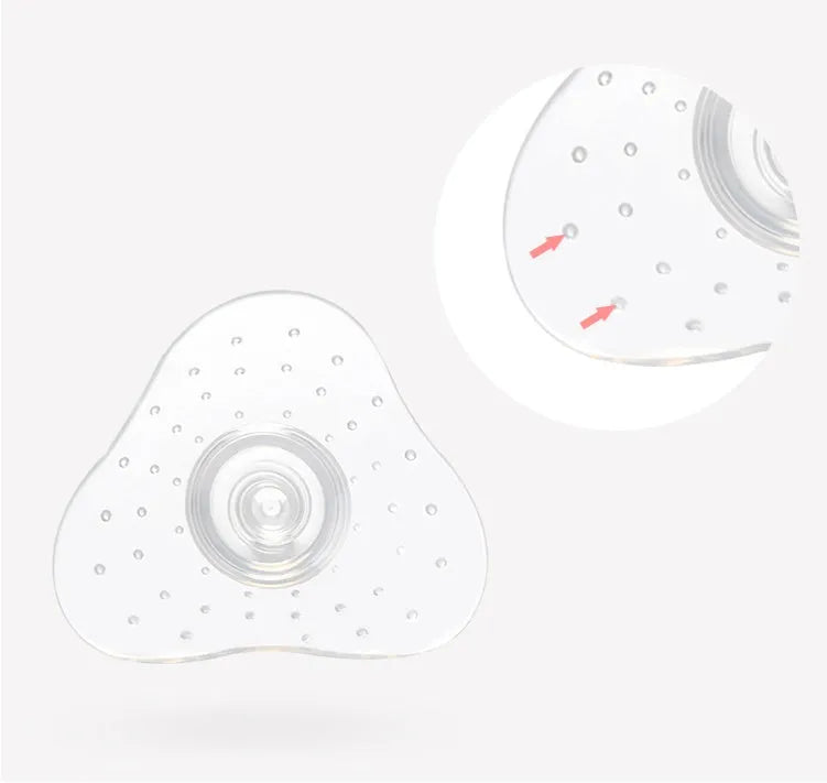 Nipple protector for breastfeeding help with flat nipples, weaning, and pain relief.