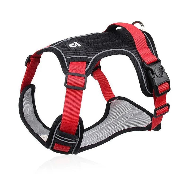 Explosion-proof cloth chest strap vest for medium large dogs in multiple colour options