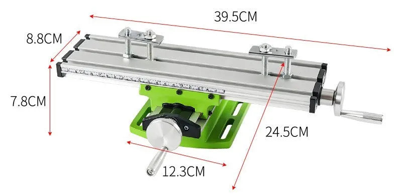 Mini bench drill milling machine with 240W power for workshop drilling tasks