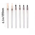 Painting sponge and fountain pen stationery set with wood pulp paper and heart, round, square sponge shapes