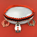 Zinc alloy Halloween charm on a pet collar, showing geometric pattern and clip.