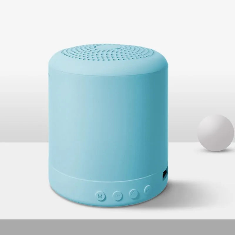 Compact cube-shaped A11 wireless subwoofer speaker in black colour with 62mm dimensions