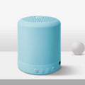 Compact cube-shaped A11 wireless subwoofer speaker in black colour with 62mm dimensions