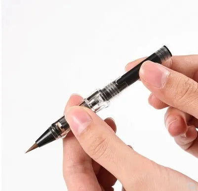 Stainless steel fountain pen ink sac measuring 60mm in length