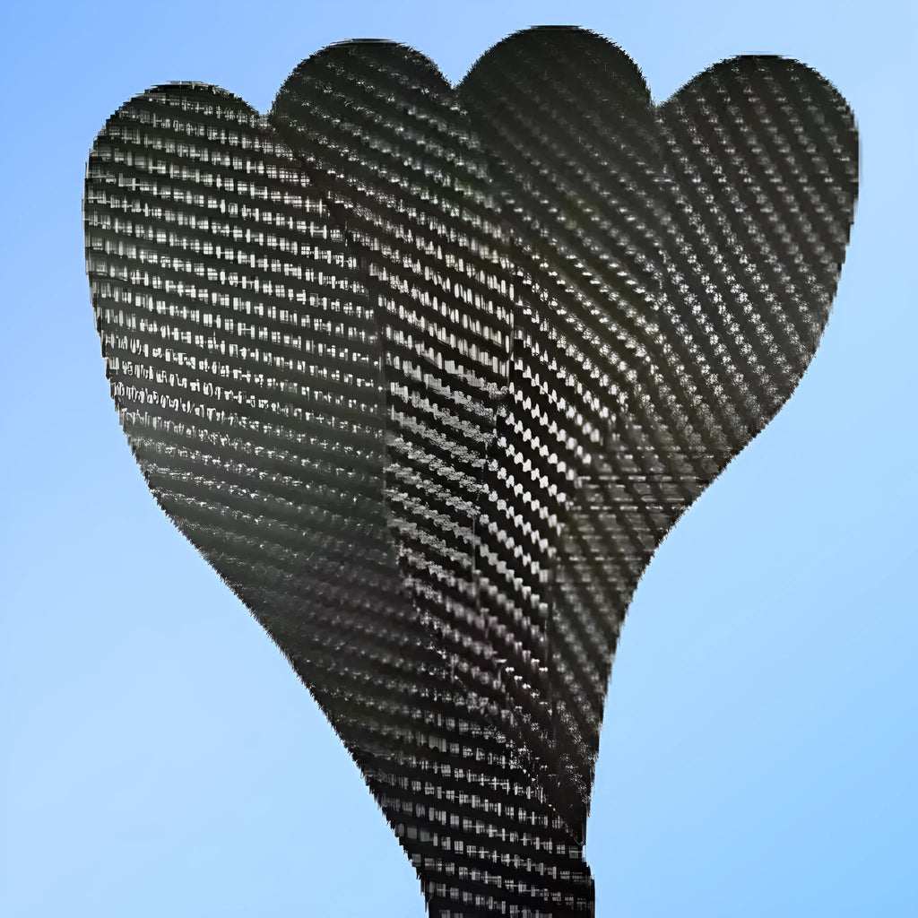 Black 3K carbon fibre running insoles showing textured weave, available in sizes 34 to 48.