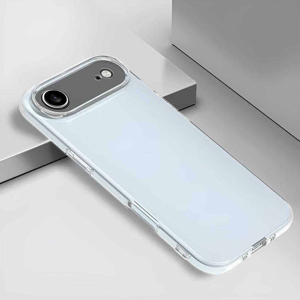 Transparent TPU anti-fall phone case with magnetic suction fits Apple iPhone 11 to 17 Pro Max
