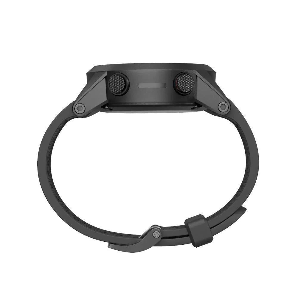 Jiaming 26mm silicone watch strap with stainless steel connector in multiple colour options