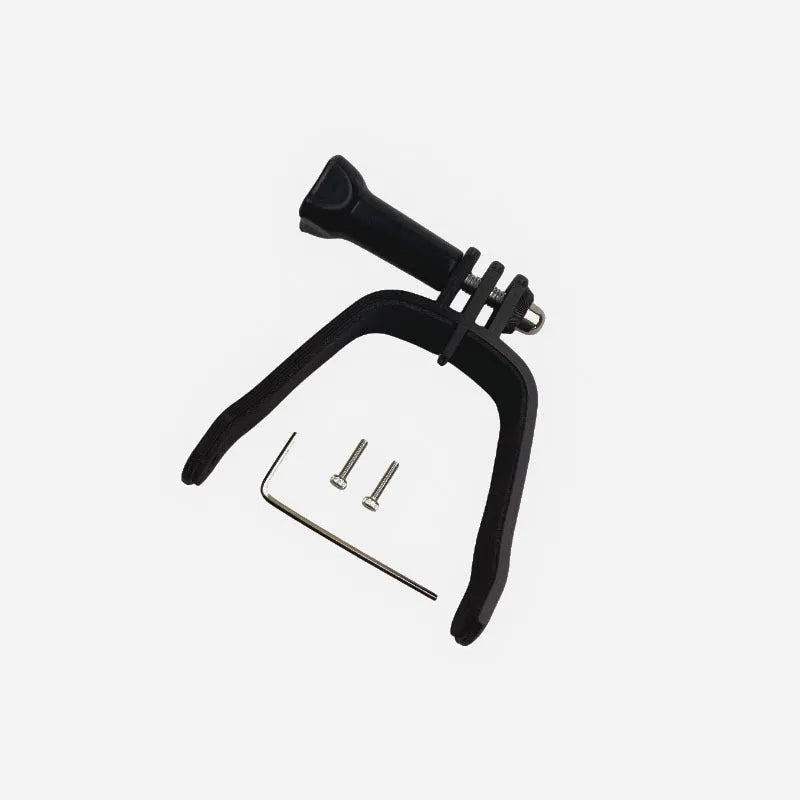 FPV drone action camera expansion bracket with GoPro connector and protective sponge