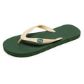 Men's black flip-flop slippers with a textured rubber sole and EVA upper.
