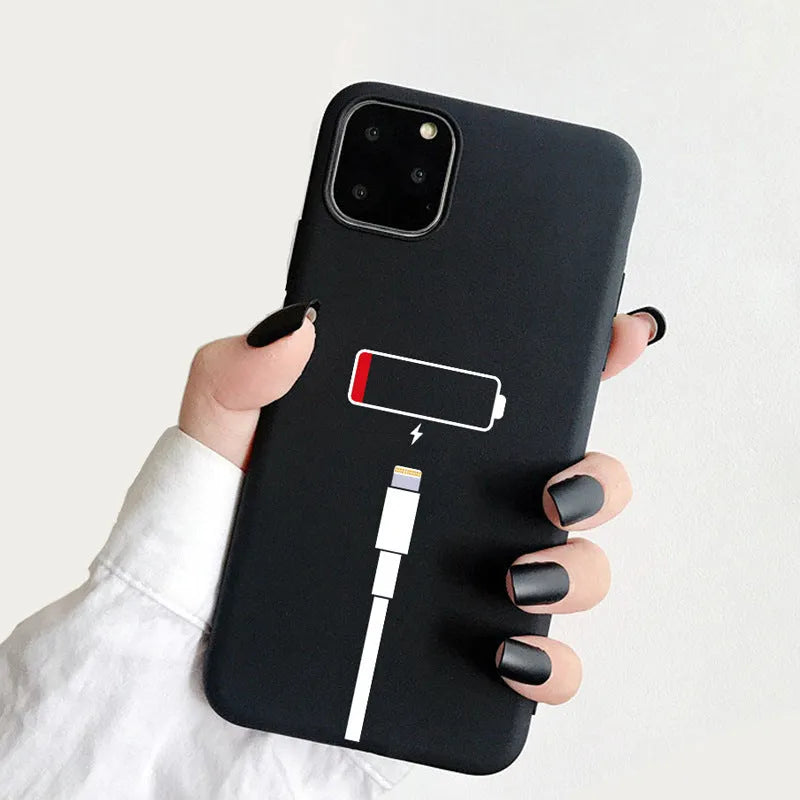 Frosted TPU mobile phone case with a painted graffiti love heart design on the back.