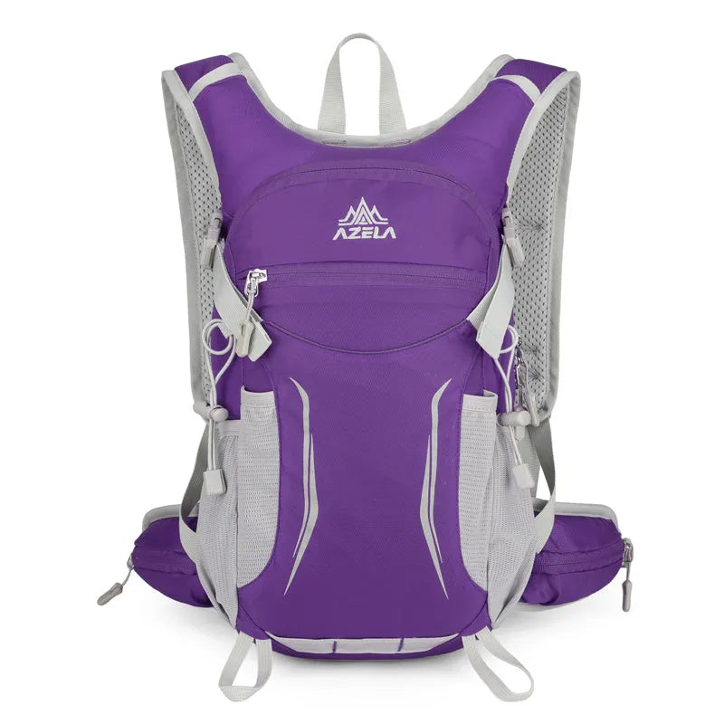 AZELA lightweight breathable mesh hydration backpack for trail running hiking cycling outdoor sports