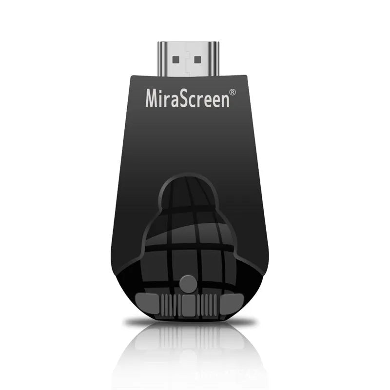 Mirascreen Anycast wireless HDMI receiver, 105 x 105 x 20mm, black or white, 1080p output