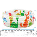 INTEX dinosaur and volcano baby pool, 61x22cm round inflatable with soft floor, holding water