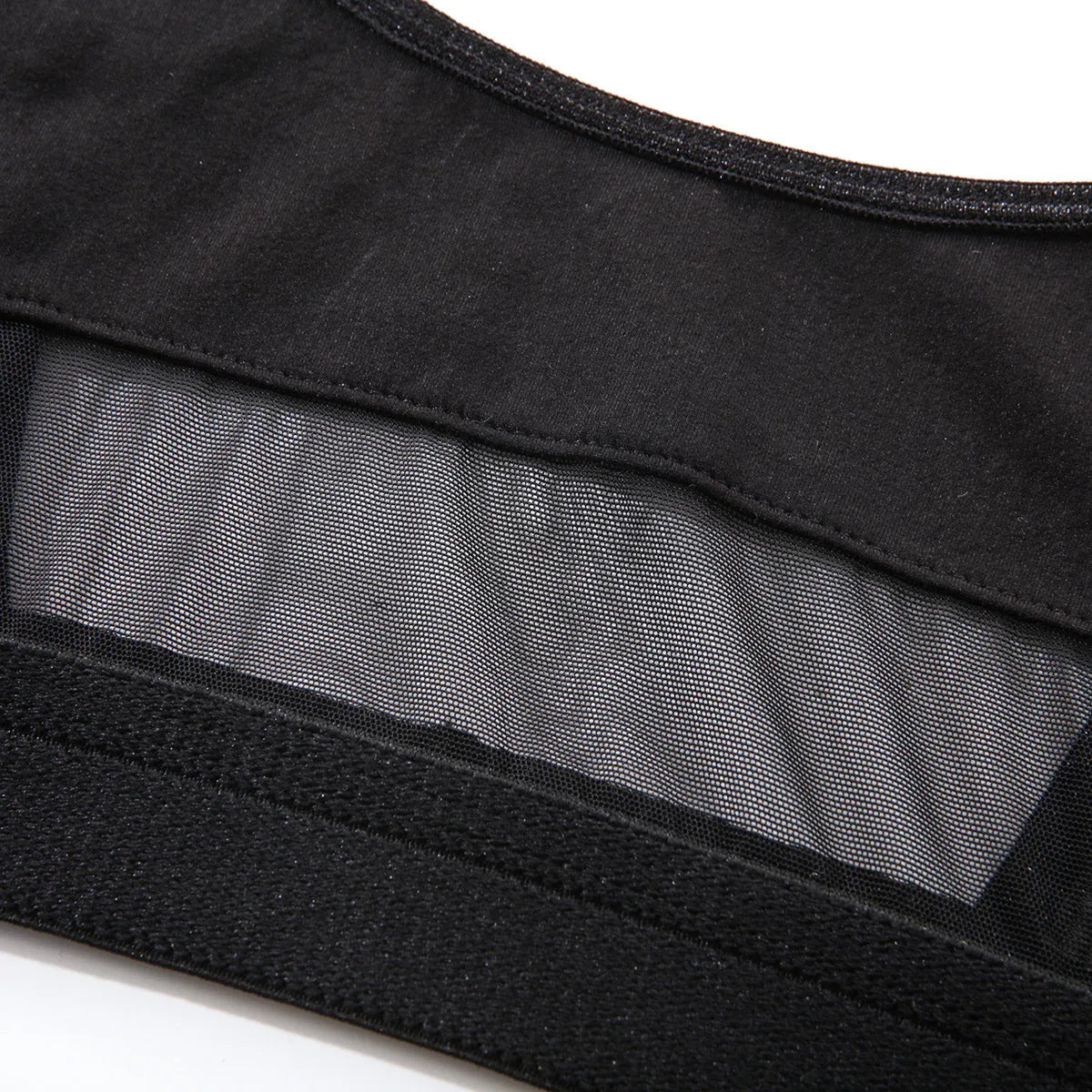Black women's bra and pants underwear set with full cup and double shoulder straps.